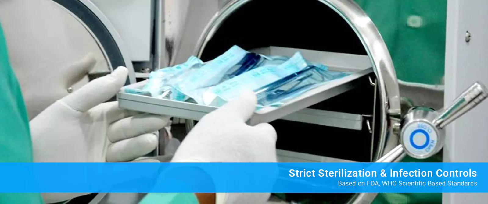 Treatment room and equipment at Perfect Smile