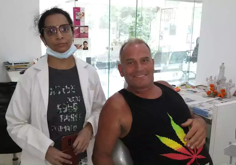 Happy patient at Perfect Smile